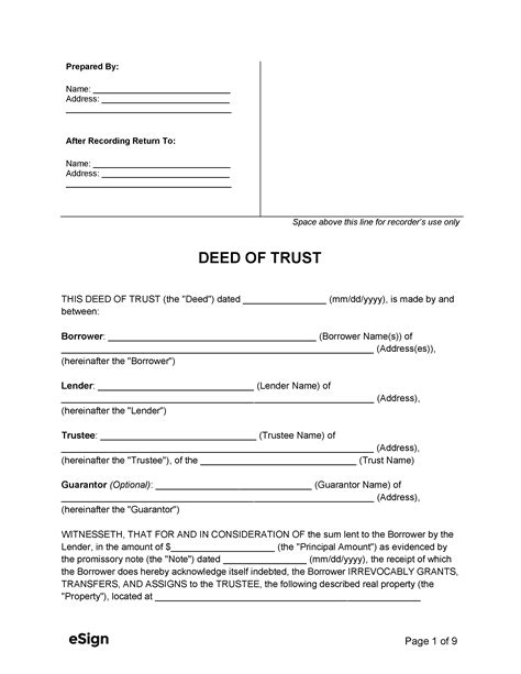 Trustee Deed Document