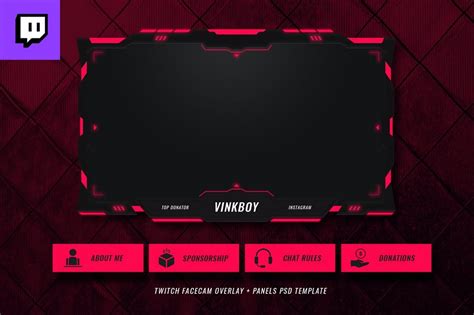 Twitch Overlay Template 6