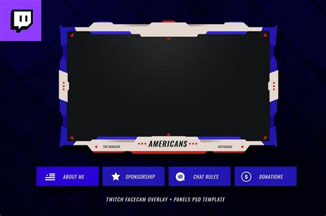 Twitch Overlay Template 9