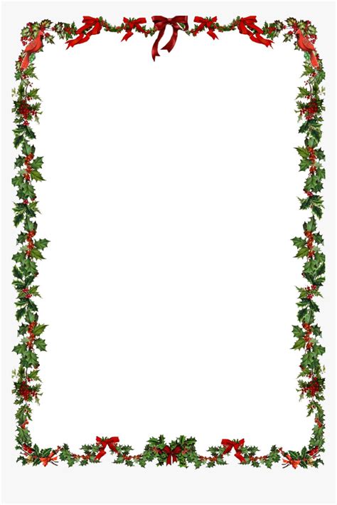 Types of Christmas Border Cliparts