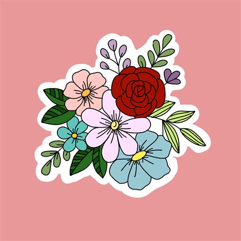 Types of Flower Stickers