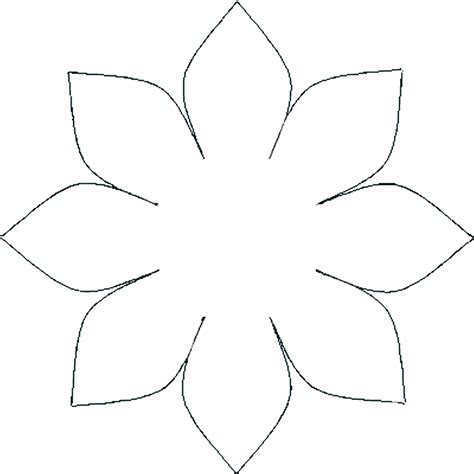 Types of Free Flower Printable Template