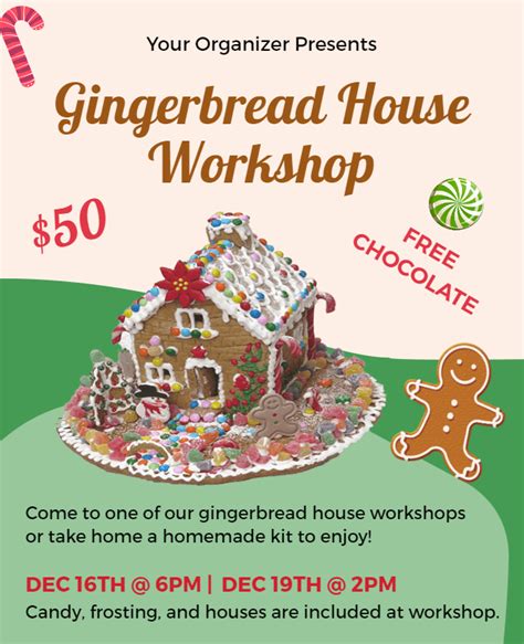 Types of Gingerbread Flyer Templates