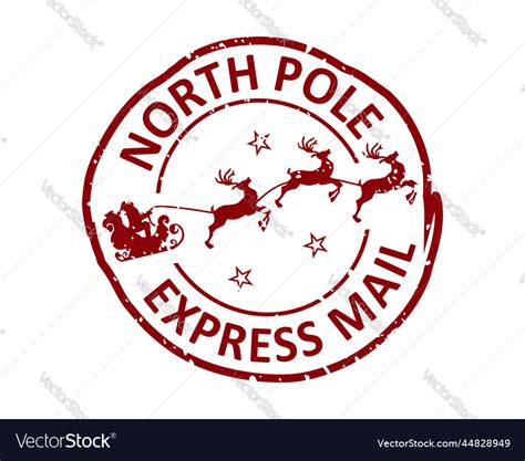 Types of North Pole Mail Stamps