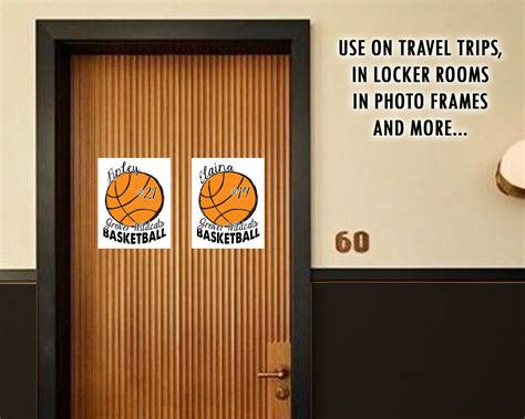 Types of Printable Basketball Locker Signs