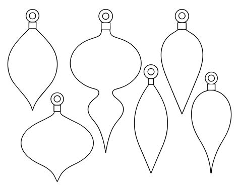 Types of Printable Ornament Templates