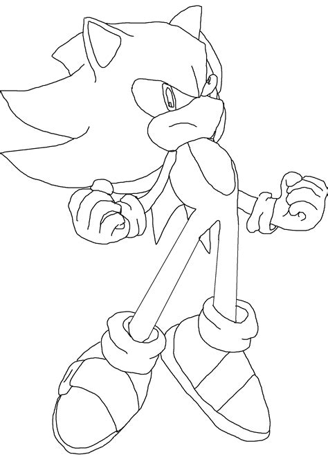 Types of Sonic Coloring Pages