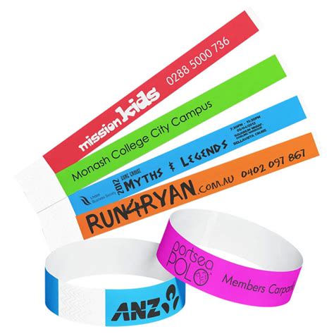 Tyvek Wristband Design 1