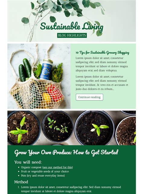 UMR Mailing Sustainability Efforts