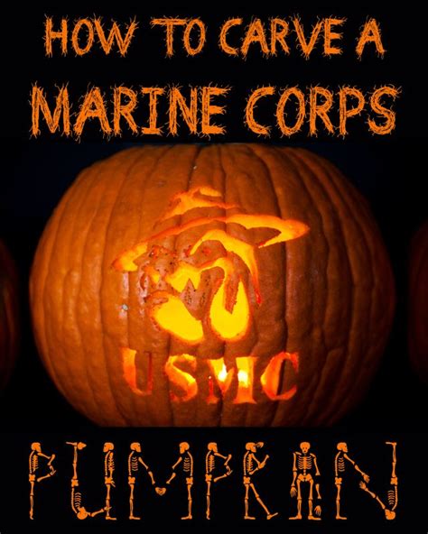 USMC Pumpkin Template 6