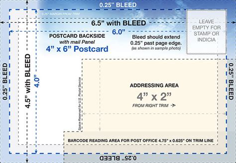 USPS Postcard Template Design