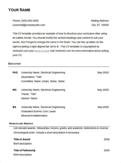 Understanding Resume Templates