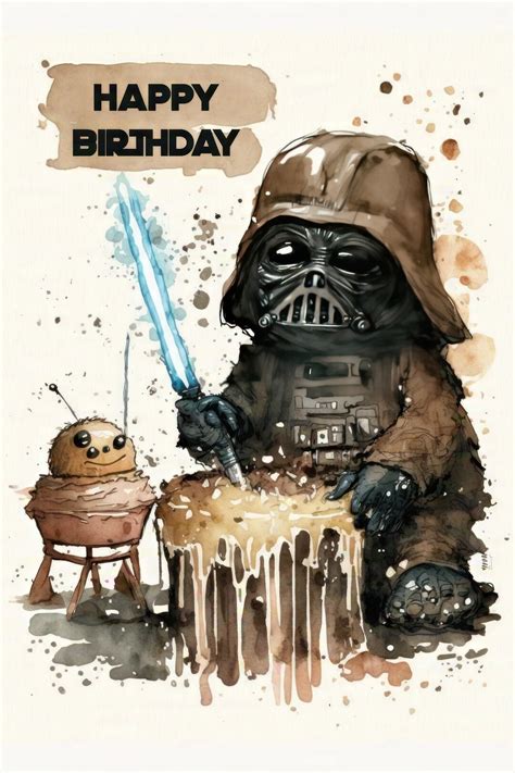 Unique Star Wars Birthday Cards