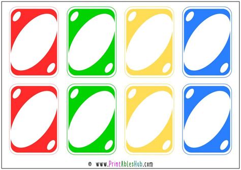 Uno Card Templates Printable