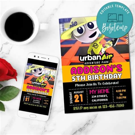 Urban Birthday Invites Design