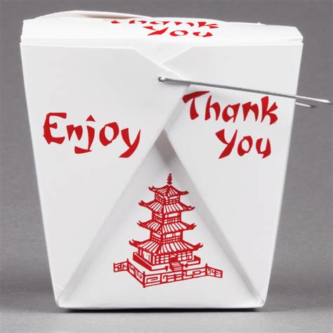 Using Chinese Takeout Box Template