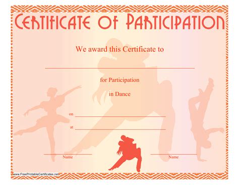 Using Dance Certificates Effectively