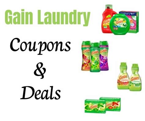 Using Gain Detergent Coupons