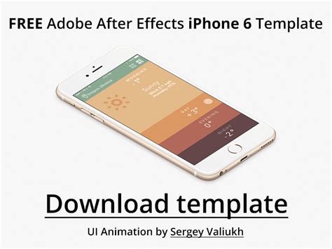 Using Iphone After Effects Template