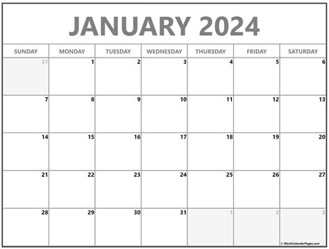 Using January Calendar