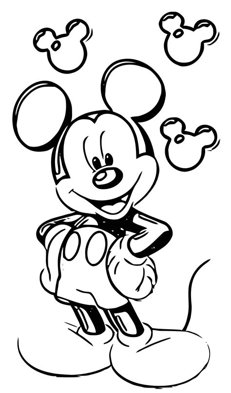 Using Mickey Mouse Printable Coloring Pages