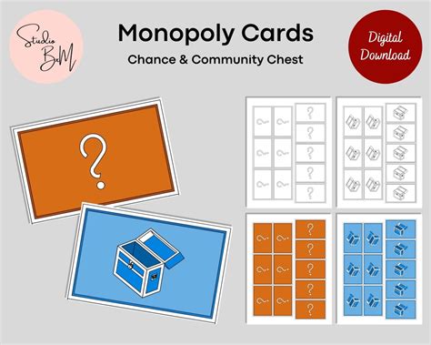 Using Monopoly Chance Cards in Game Play