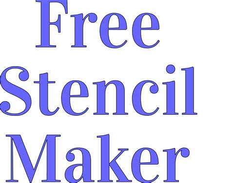 Using Printable Stencils