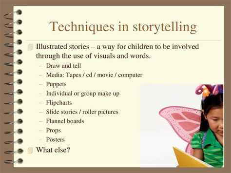 Using Storytelling Techniques