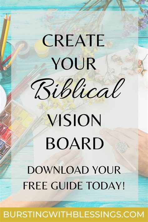 Using Your Christian Vision Board for Prayer and Meditation