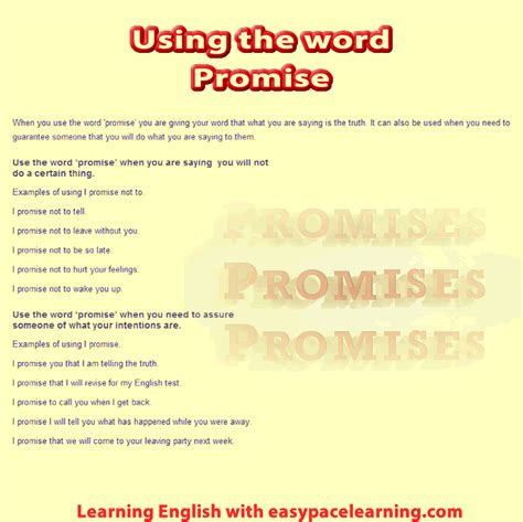 Using a Promises Printable Sheet