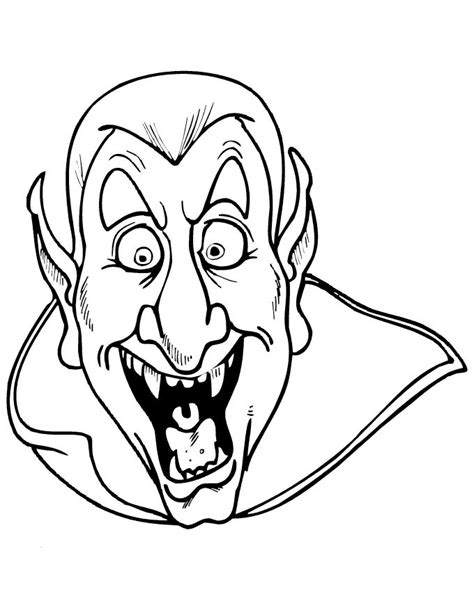 Vampire Monster Coloring Page