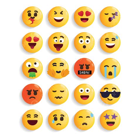 Vector Template Emoji Designs