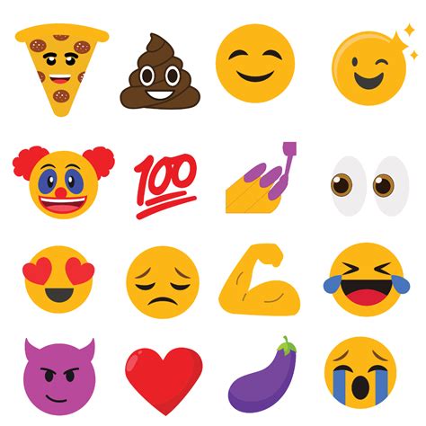 Vector Template Emoji Examples