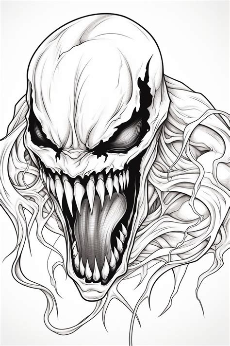 Venom Logo Coloring Pages