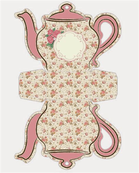 Vintage Teapot Template