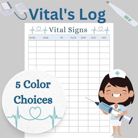 Vitals Tracking Template