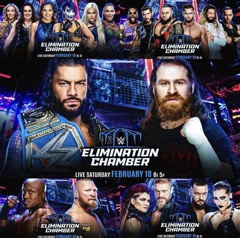 WWE Elimination Chamber match card rumors