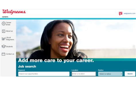 Walgreens Online Job Application