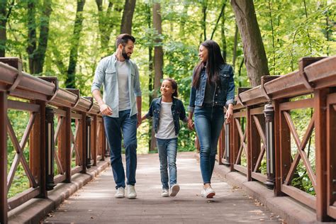 Walking with family