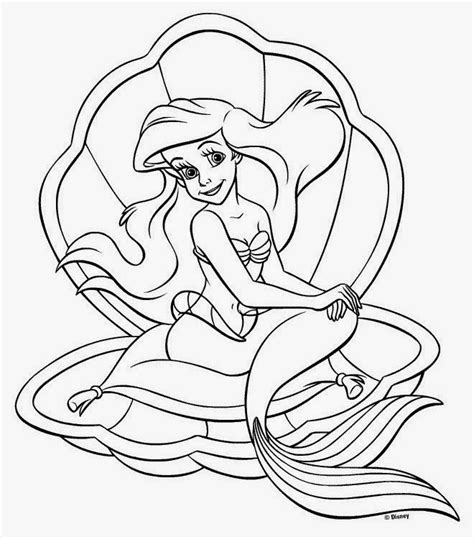 Where to find Ariel free printable coloring pages