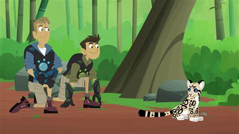 Various animals from the Wild Kratts show