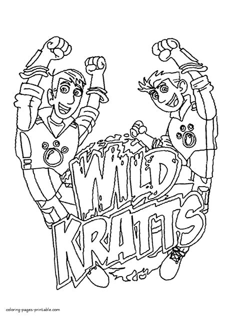 Wild Kratts characters in a forest