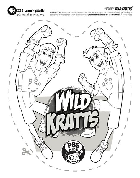 Printable Wild Kratts coloring pages