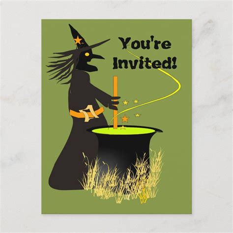 Witch Brew Invitation