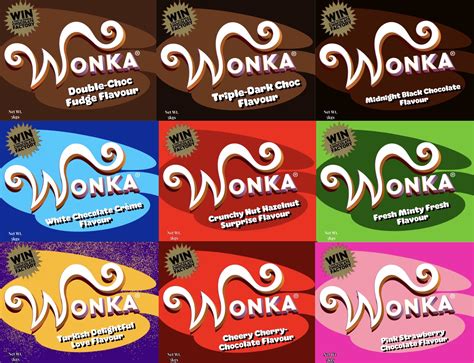 Limited Edition Wonka Bar Wrappers