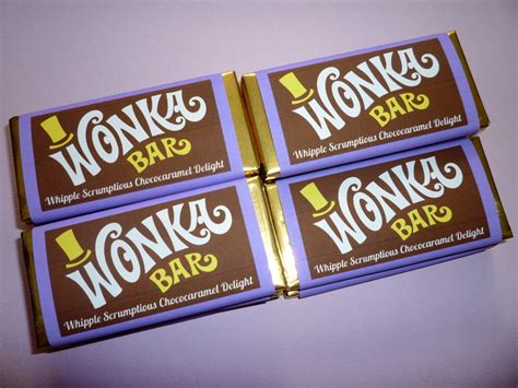 Wonka Chocolate Bar Wrapper Collections and Sets