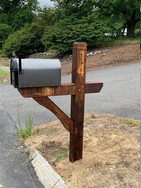 Wood Mail Box Post Options