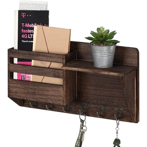 Wooden Mail Organizer