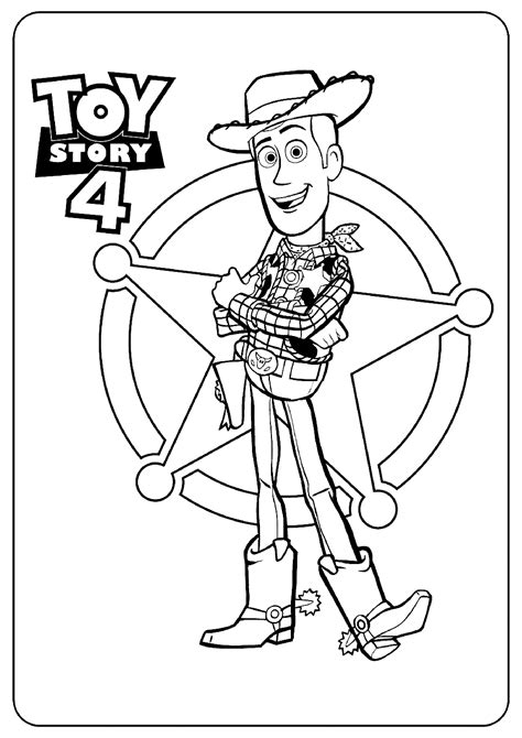 Woody Coloring Page