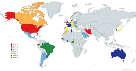 Description of World Cup Country Maps